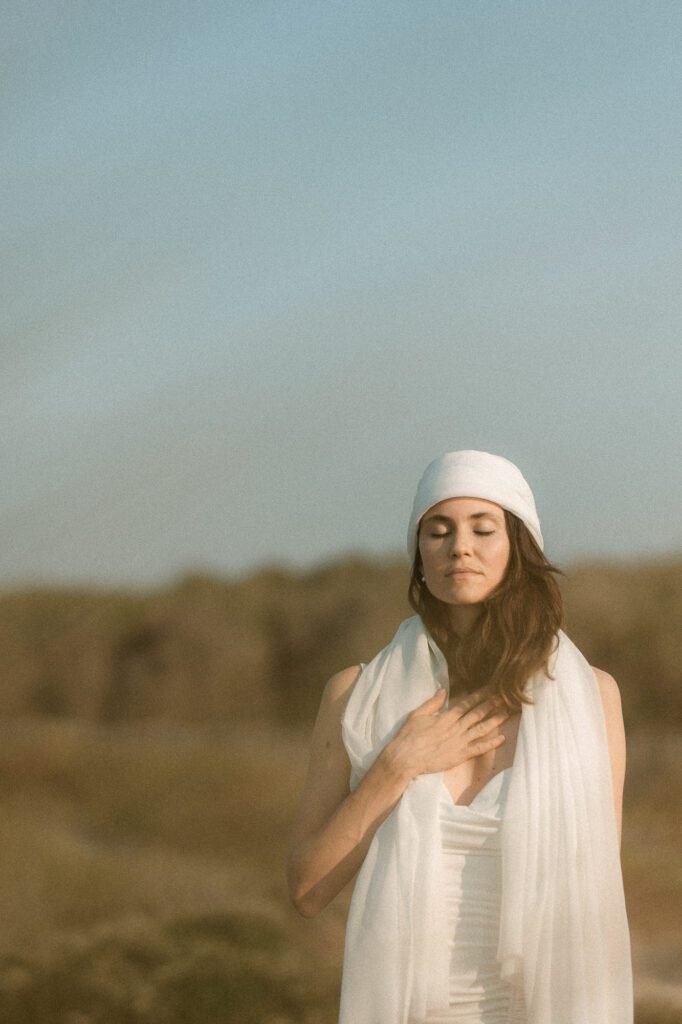 portrait femme yoga